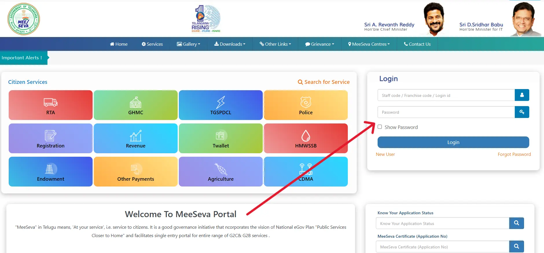 Ts Meeseva 2.0 Login